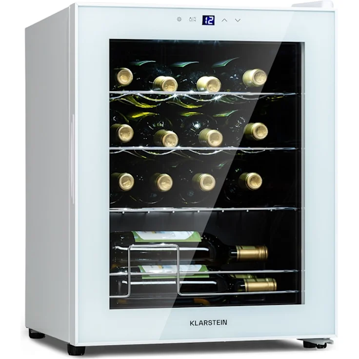 Klarstein Shiraz 16 Quartz Weinkühlschrank, freistehend, Quartz, 16 Flaschen, Touch-Bedienfeld, 5-18 °C, Energieklasse G – Bild 1