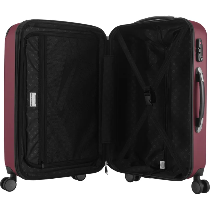 Hauptstadtkoffer Spree Großer Koffer XL Trolley Hartschalenkoffer Reisekoffer, TSA, 75 cm, 119 Liter, Dunkelrot – Bild 4