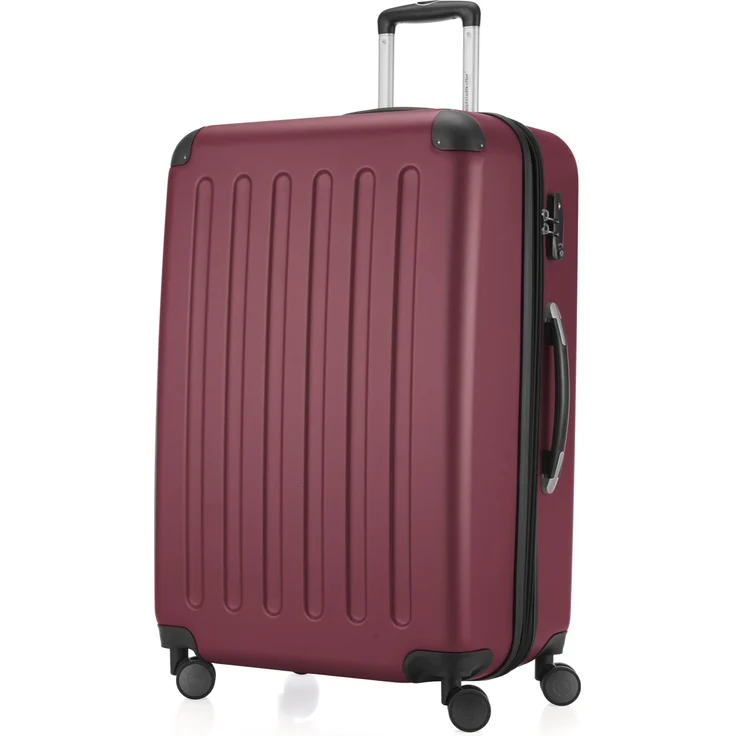 Hauptstadtkoffer Spree Großer Koffer XL Trolley Hartschalenkoffer Reisekoffer, TSA, 75 cm, 119 Liter, Dunkelrot – Bild 1