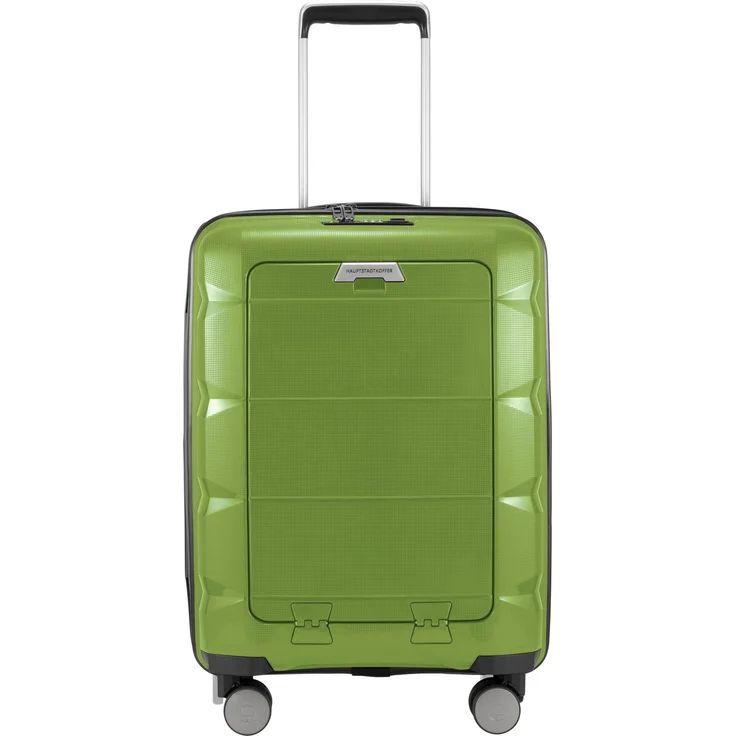 Hauptstadtkoffer Britz Handgepäck mit Laptopfach Hartschalen Koffer Trolley Rollkoffer Reisekoffer, TSA, 4 Rollen, 55 cm, 34 Liter, Hellgrün – Bild 9