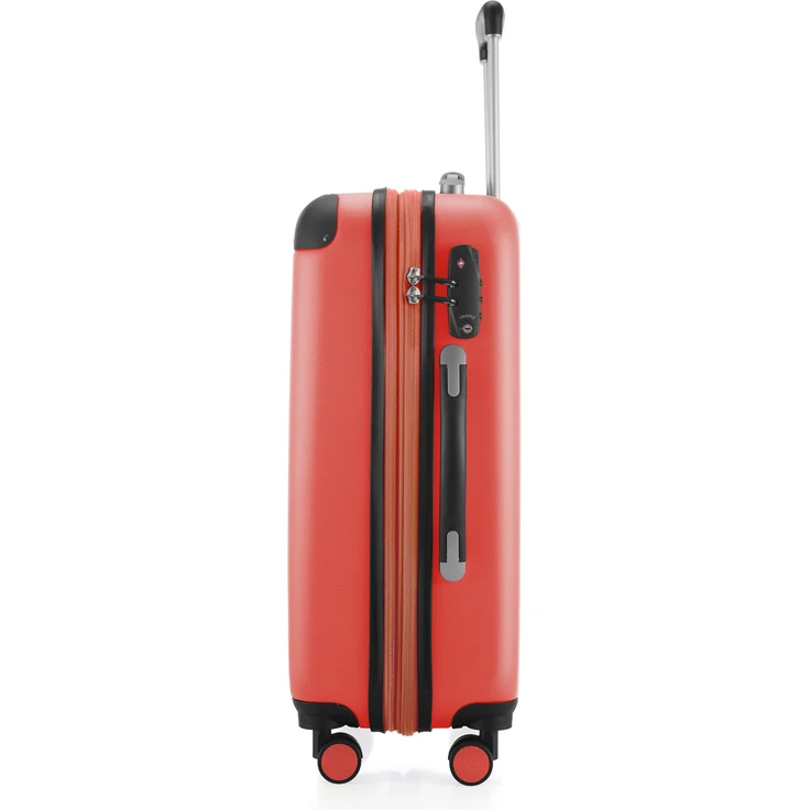 Hauptstadtkoffer Spree Handgepäck Koffer Trolley Hartschalenkoffer, TSA, 55 cm, 42 Liter, korall – Bild 3
