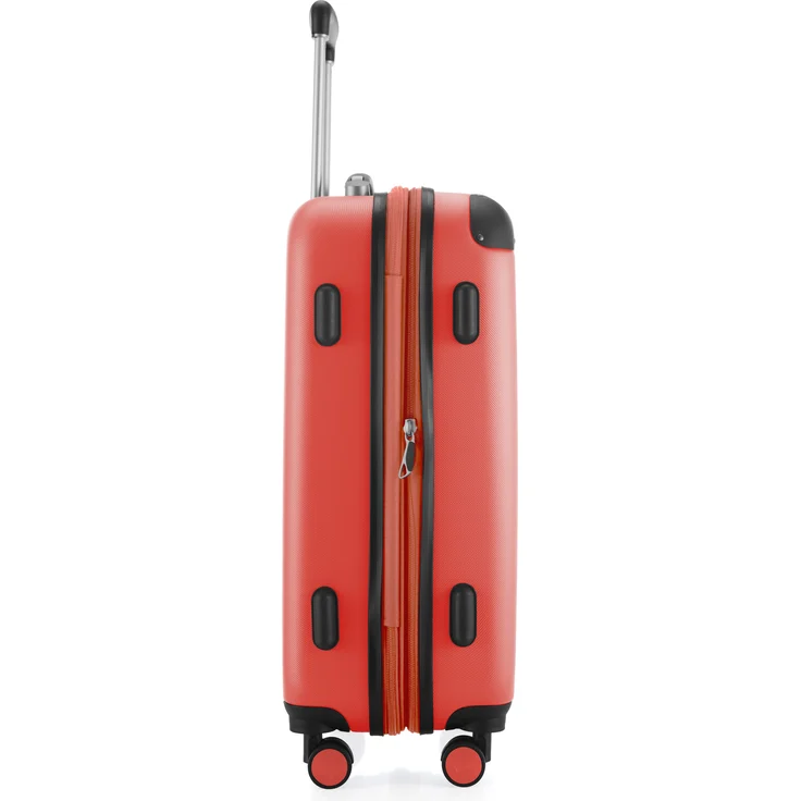 Hauptstadtkoffer Spree Handgepäck Koffer Trolley Hartschalenkoffer, TSA, 55 cm, 42 Liter, korall – Bild 2