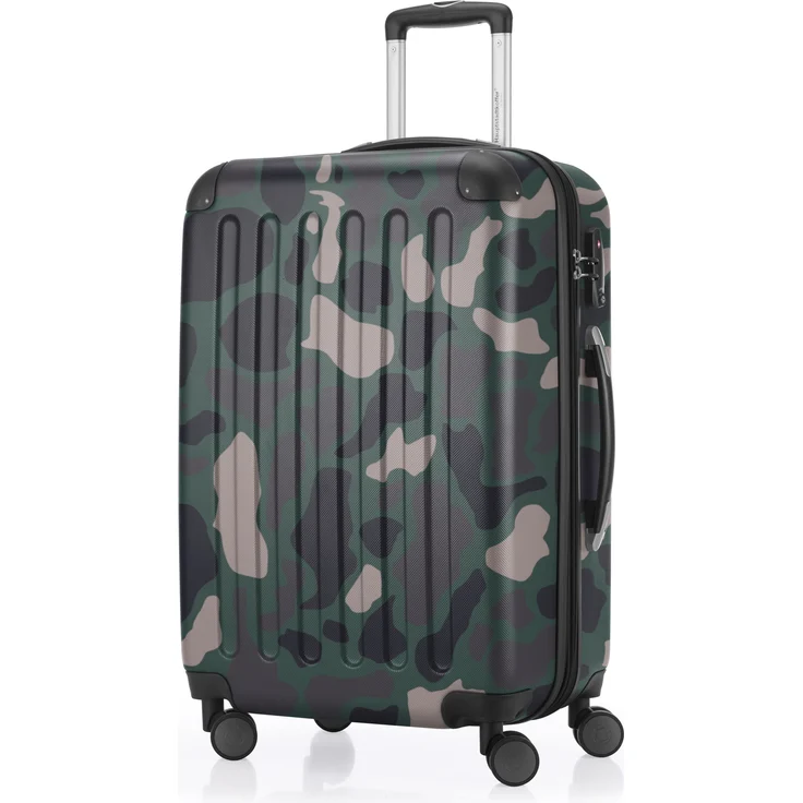 Hauptstadtkoffer Spree Mittelgroßer Koffer Hartschale Trolley, 65 cm, TSA, 74 Liter, camouflage