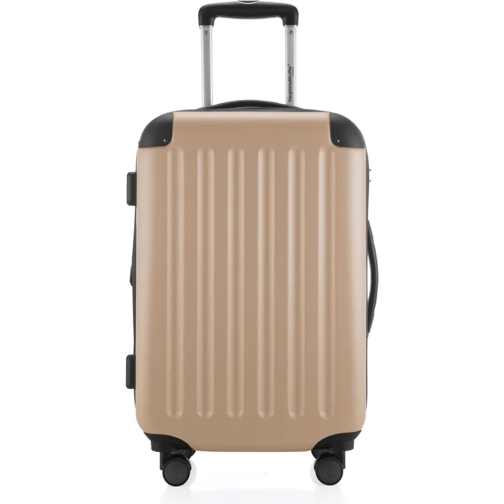 Hauptstadtkoffer Spree Handgepäck Koffer Trolley Hartschalenkoffer, TSA, 55 cm, 42 Liter, champagner – Bild 4
