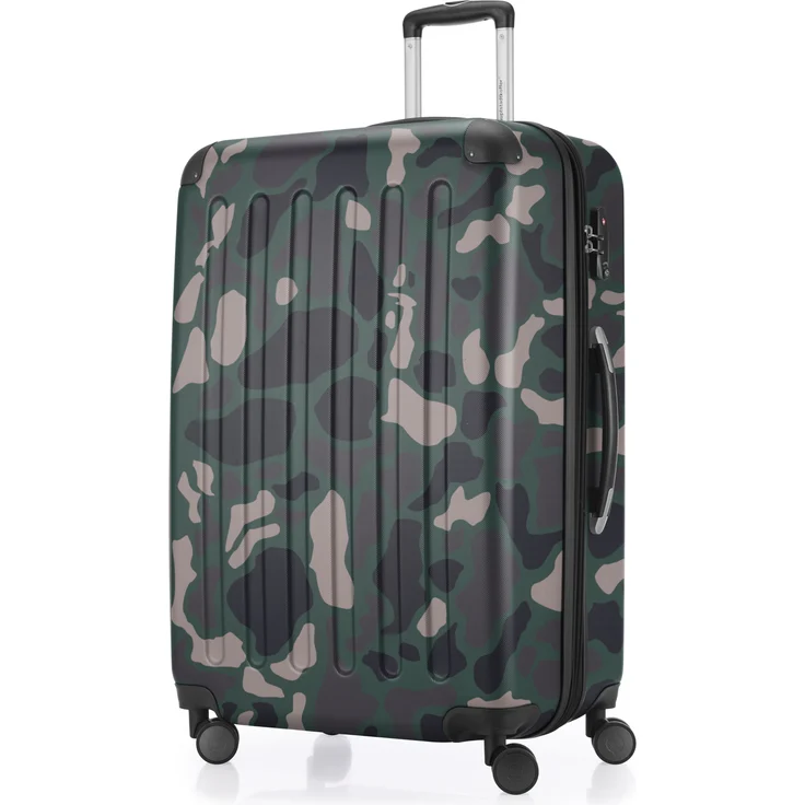 Hauptstadtkoffer Spree Großer Koffer XL Trolley Hartschalenkoffer Reisekoffer, TSA, 75 cm, 119 Liter, camouflage – Bild 1
