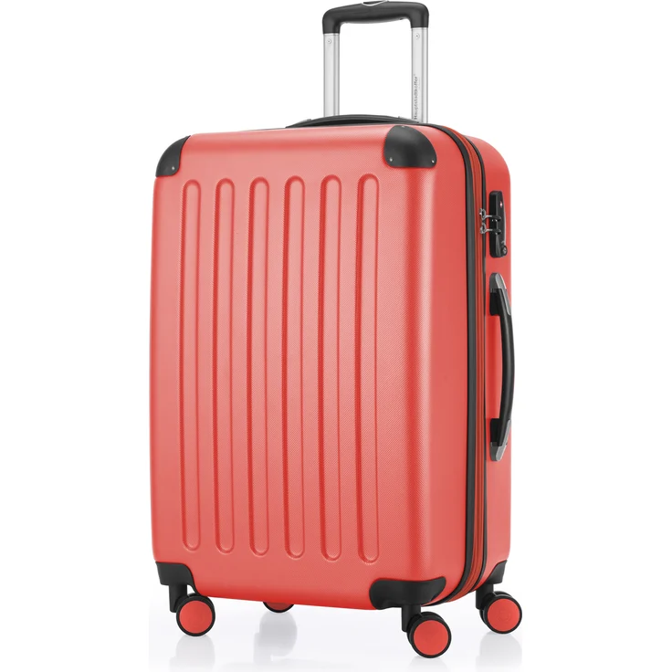 Hauptstadtkoffer Spree Mittelgroßer Koffer Hartschale Trolley, 65 cm, TSA, 74 Liter, korall – Bild 1