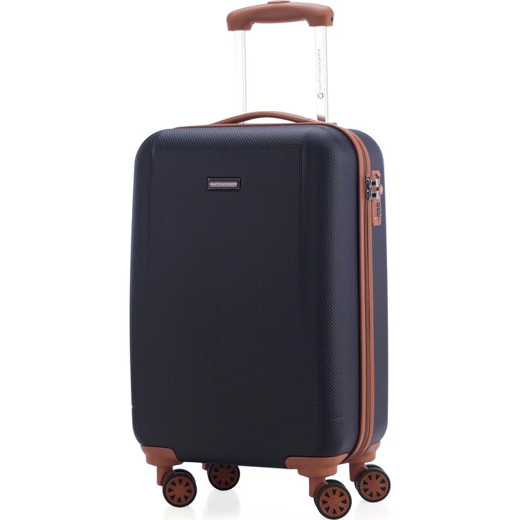Hauptstadtkoffer Wannsee Handgepäck Hartschalen Koffer Trolley Rollkoffer Reisekoffer, TSA, 58 cm, 37 Liter Dunkelblau – Bild 1