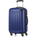 Hauptstadtkoffer Alex Handgepäck Hartschalenkoffer Kabinen Gepäck für jede Airline, 4 Rollen, Erweiterbar, 55 cm, 42 Liter Dunkelblau, TSA Zahlenschloss
