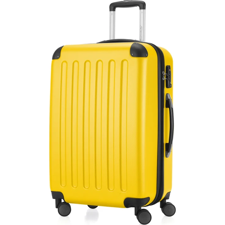 Hauptstadtkoffer Spree Mittelgroßer Koffer Hartschale Trolley, 65 cm, TSA, 74 Liter, Gelb – Bild 1