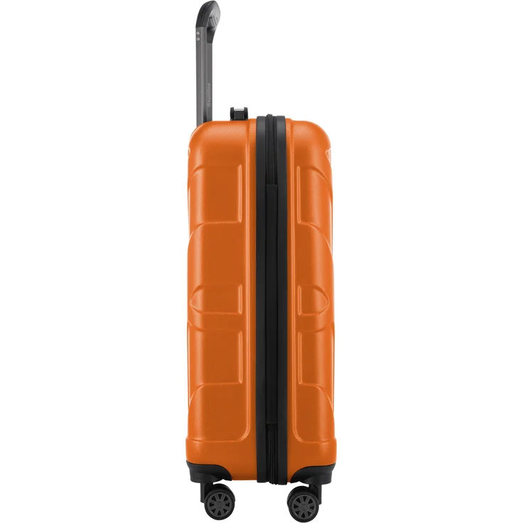 Suitline Handgepäck Hartschalen Koffer Koffer Trolley Rollkoffer Reisekoffer, TSA, 55 cm, ca. 40 Liter, 100% ABS Matt Orange – Bild 5