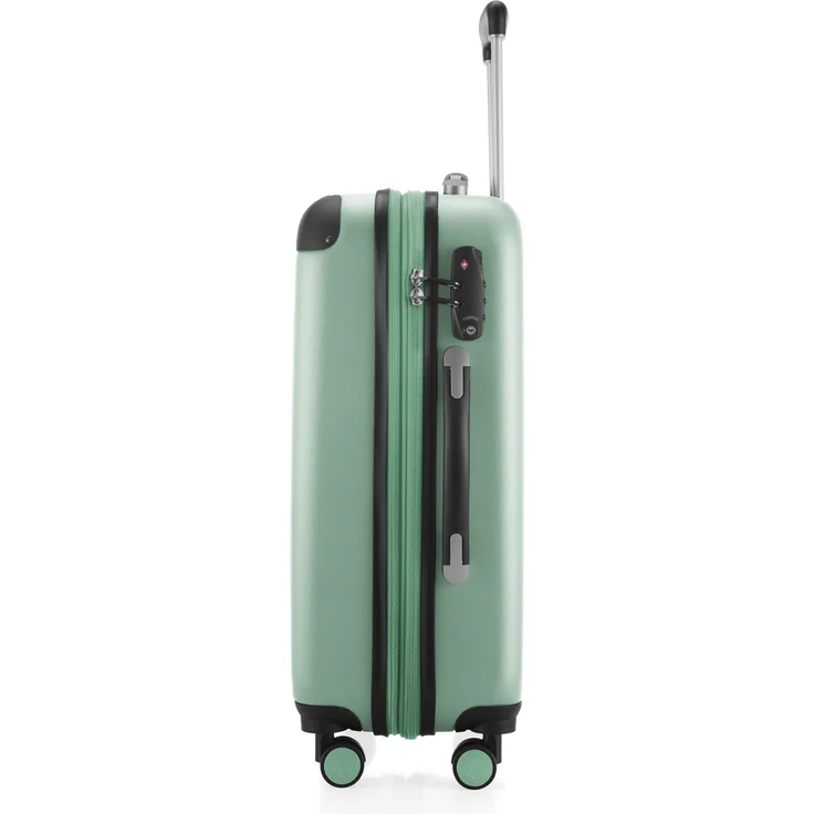 Hauptstadtkoffer Spree Handgepäck Koffer Trolley Hartschalenkoffer, TSA, 55 cm, 42 Liter, mint – Bild 3