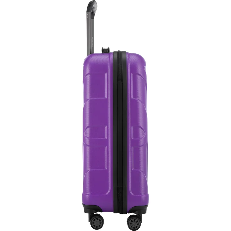 Suitline Handgepäck Hartschalen Koffer Koffer Trolley Rollkoffer Reisekoffer, TSA, 55 cm, ca. 40 Liter, 100% ABS Matt Lila – Bild 5