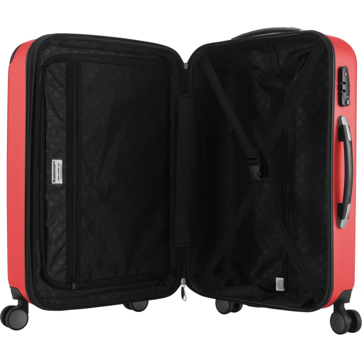 Hauptstadtkoffer Spree Handgepäck Koffer Trolley Hartschalenkoffer, TSA, 55 cm, 42 Liter, Rot – Bild 3