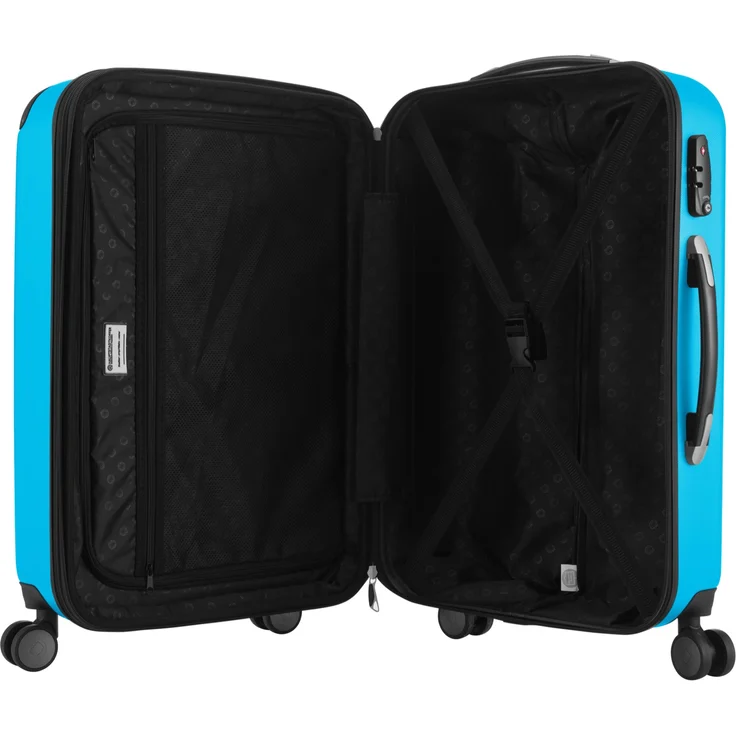 Hauptstadtkoffer Spree Handgepäck Koffer Trolley Hartschalenkoffer, TSA, 55 cm, 42 Liter, cyanblau – Bild 3