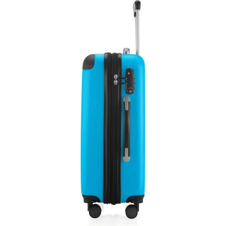 Hauptstadtkoffer Spree Handgepäck Koffer Trolley Hartschalenkoffer, TSA, 55 cm, 42 Liter, cyanblau – Bild 2