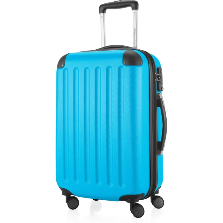 Hauptstadtkoffer Spree Handgepäck Koffer Trolley Hartschalenkoffer, TSA, 55 cm, 42 Liter, cyanblau – Bild 1