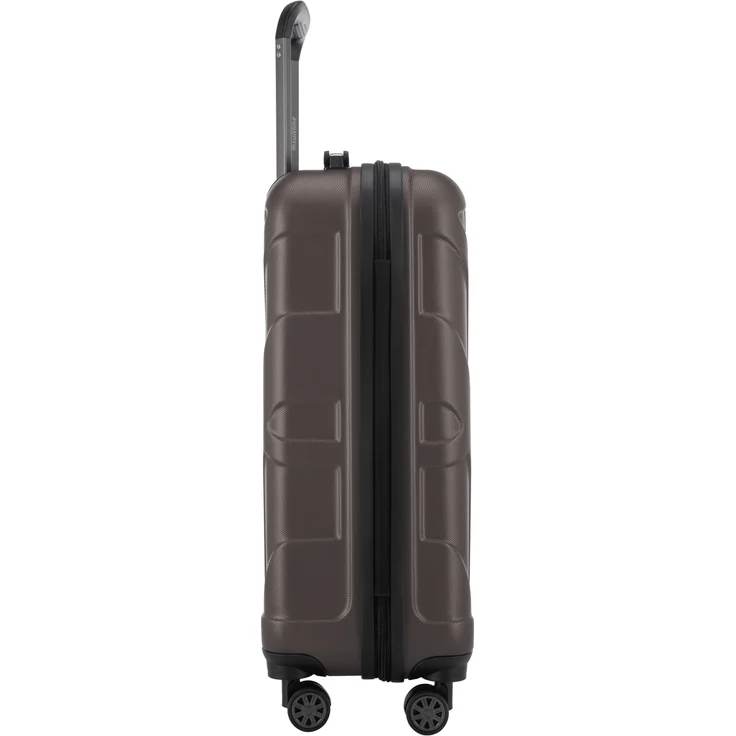 Suitline Handgepäck Hartschalen Koffer Koffer Trolley Rollkoffer Reisekoffer, TSA, 55 cm, ca. 40 Liter, 100% ABS Matt Titan – Bild 5