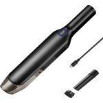 Housruse Handstaubsauger Handstaubsauger Akku Beutellos, Auto Staubsauger Kabellos mit 3x2000mAh Batterie, Portable 7000PA Handstaubsauger für Heim Büro Tisch Auto und Tierhaare