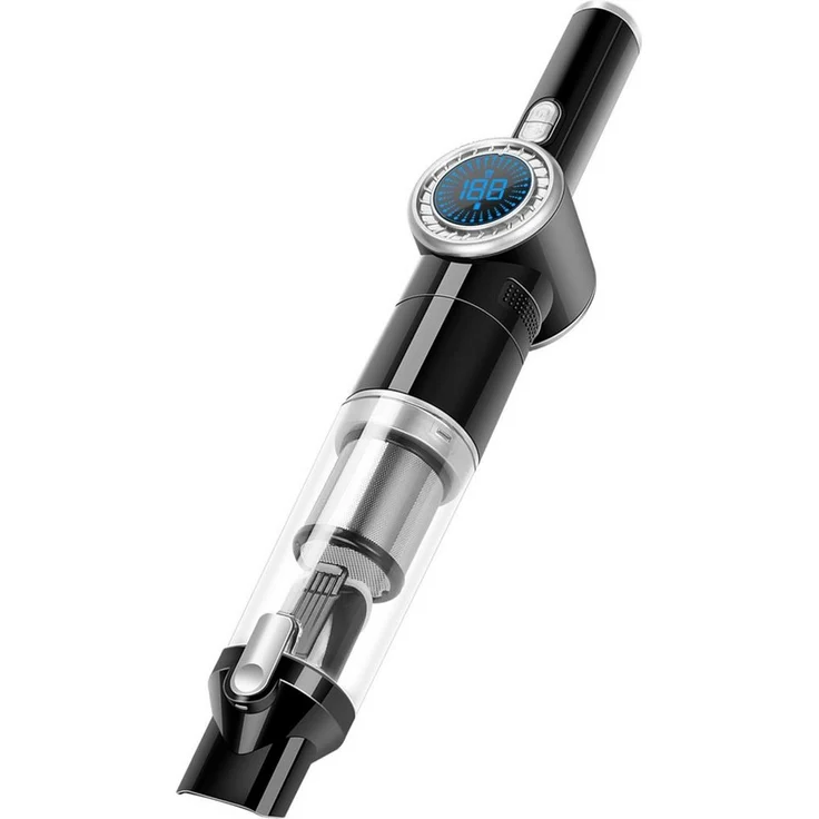 TurboTronic by Z-Line Akku-Handstaubsauger CT20 extrem saugstark mit 15000 Pa, 90 W, beutellos, Akkustaubsauger mit Ladestation, Wandhalterung, Zubehörhalterung, Fugendüse und Bürstenaufsatz, Akku Hand Staubsauger für Auto und Co., Akkusauger, Akkuhandstau – Bild 4