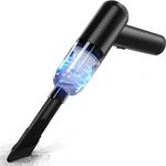 AUDEW Akku-Handstaubsauger, beutellos, 6000 PA, 12V, Kabellos Handstaubsauger, Staubsauger wiederaufladbar Nass & Trocken für Auto Hause Büro