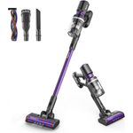 Bagotte Akku-Hand-und Stielstaubsauger 8-in1 Stielstaubsauger BS 900, 25000PA Starker Kabelloser Staubsauger mit 3 Saugstufen, Maximale 55 Min Laufzeit mit Energieklasse A+++, 400,00 W, Beutellos, Akku und Ladegerät