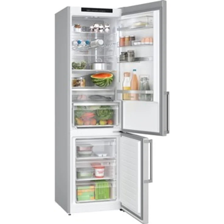 Bosch KGN39AIAT Kühl-Gefrierkombination, freistehend, edelstahl mit Antifingerprint, NoFrost, 0-Grad-Zone, Schnellkühlen und -gefrieren, Breite 60 cm, Energieklasse A – Bild 1