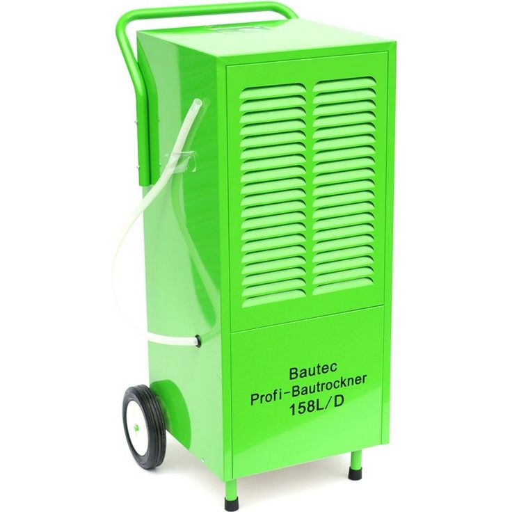 BAUTEC Luftreiniger BAUTEC Bautrockner mit Kondensatpumpe » Entfeuchtung 158 Liter pro Tag » Entfeuchter für Räume bis 300m2 » Luftentfeuchter 1800 Watt » Raumtrockner, für 300 m² Räume, Max. Entfeuchtungsleistung 158 Liter pro Tag