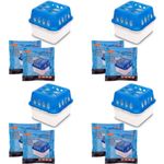 BigDean Luftbefeuchter 4x Ultra Fresh Luftentfeuchter Raumentfeuchter mit Nachfüll?Granulat