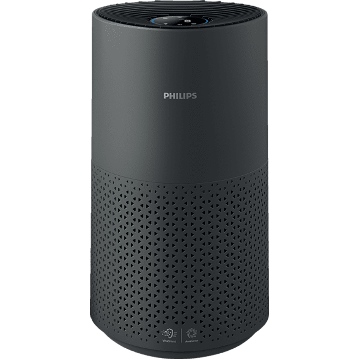 PHILIPS AC 1715-11 1000 SERIES Luftreiniger Dunkelgrau-Schwarz (27 Watt, Raumgröße: 78 m², HEPA- und Aktivkohlefilter, Vorfilter) – Bild 1