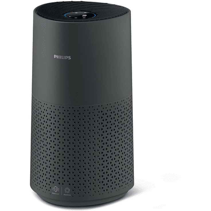 PHILIPS AC 1715-11 1000 SERIES Luftreiniger Dunkelgrau-Schwarz (27 Watt, Raumgröße: 78 m², HEPA- und Aktivkohlefilter, Vorfilter) – Bild 2