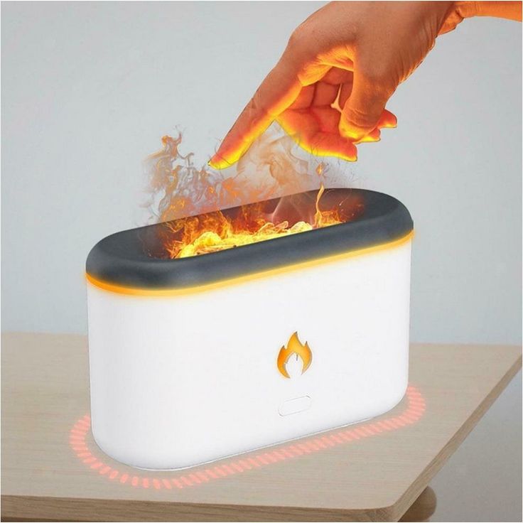 MAVURA Luftbefeuchter iFlame Ultraschall Luftbefeuchter mit Kaminfeuer Effekt Kamin Flammen Feuer Humidifier Raumbefeuchter Lufterfrischer