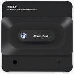 Mamibot W120-T Fensterputzroboter, 20 min Akkubetrieb, schwarz Ansaugung Gerahmte Fenster Schwarz Kunststoff 75 W 65 dB