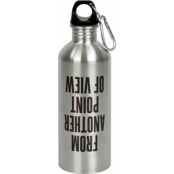 Könitz Flasche Cool Bottle - From another, Thermoflasche, Outdoorflasche, Doppelwandig mit Verschluss, Edelstahl, Silbern, 600 ml, 11 9 244 2724