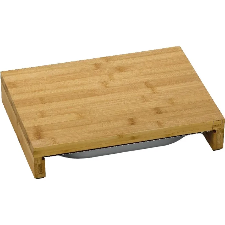 Kela Schneidebrett Kenina Bambus hellbraun 2-tlg. 36 x27x7 cm