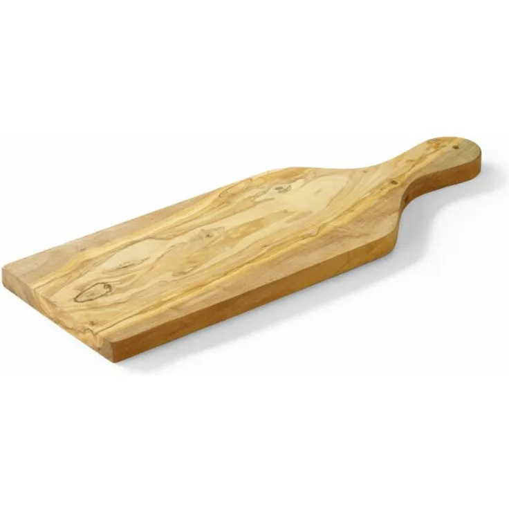 Hendi Schneidebrett aus Olivenholz, 400x140x(H)18mm