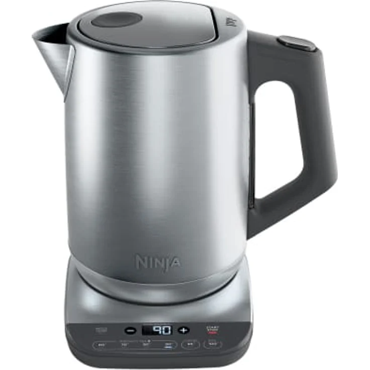 Ninja KT201EU Wasserkocher, 3000 Watt, 1,7 Liter, Temperaturregelung, Warmhaltefunktion, edelstahl – Bild 1