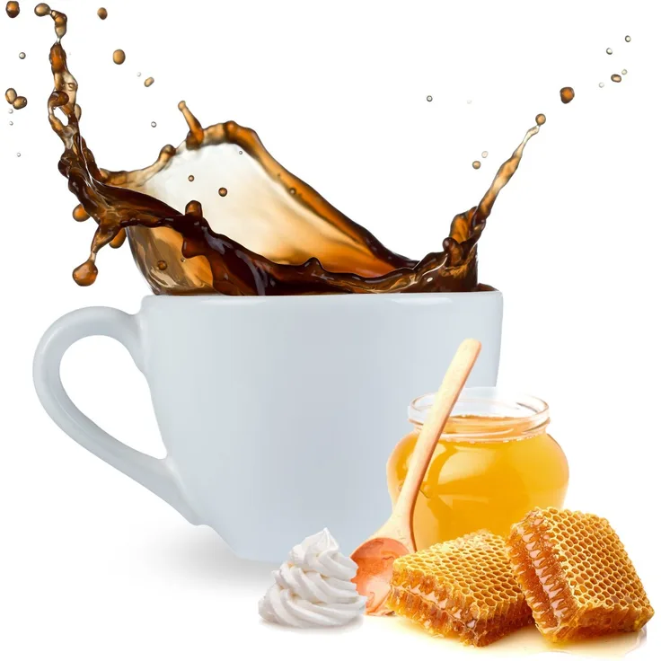 Kaffee mit Sahne Honig Geschmack - Abpackung: 10 x 1 kg