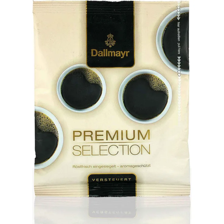 Dallmayr Premium Selection Spezial Pouch - 50 x 65g Kaffee im Filterbeutel, Filterkaffee