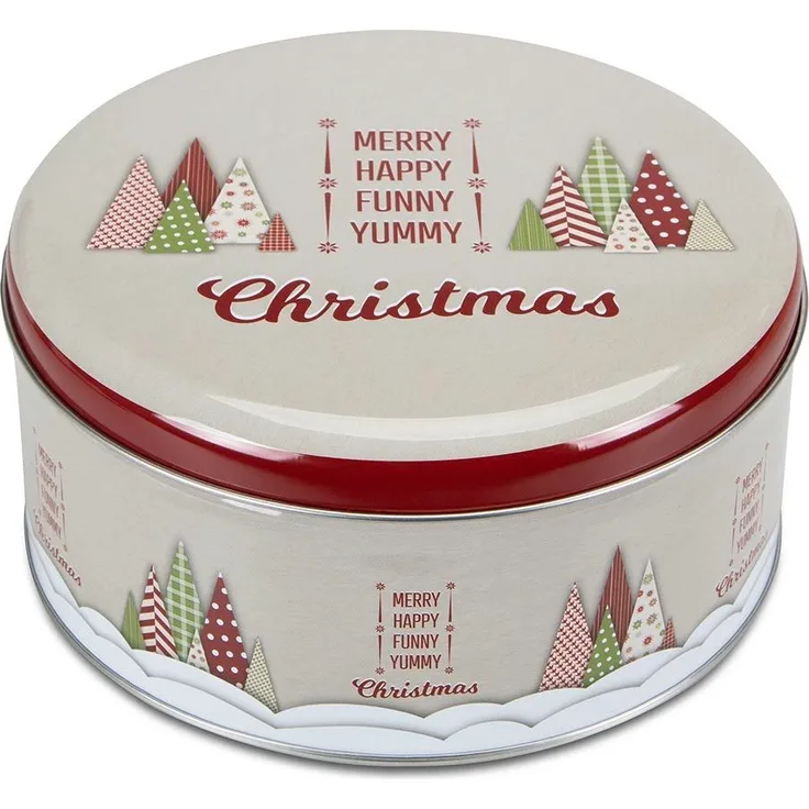 Städter Gebäckdose Yummy Christmas Rund Keksdose Plätzchendose 16,5 cm