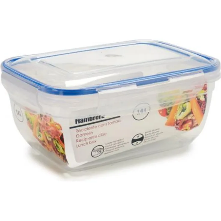 frischhaltebehälter Fiambrera 1400 ml Silikon blau