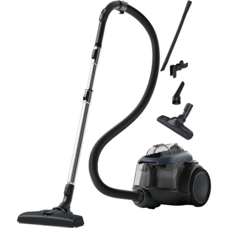Electrolux EL61C3DB Bodenstaubsauger, beutellos, 700 Watt, 12 m Aktionsradius, schwarz-blau