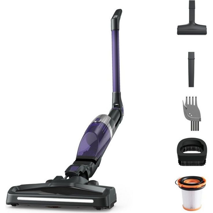 Rowenta RH1238 Xtrem Compact Handstaubsauger, 40 min Akkubetrieb, Flex-Gelenk, lila-schwarz – Bild 5