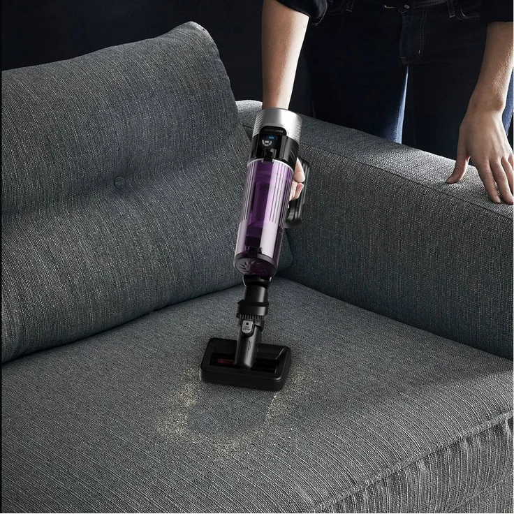 Rowenta RH2038 X-Force Flex Handstaubsauger, 45 min Akkubetrieb, Flex-Gelenk, lila-schwarz – Bild 3