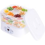 Adler AD 6658 Dörrautomat, 230 W, 5 Einlagen, Timer, LCD-Display, Kunststoff, weiß