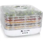 G21 Paradiso Cube 6008122, Dörrgerät, 6 Ebenen, Kunststoff, Display, weiß