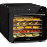 Klarstein Shaftesbury Dörrautomat, 700W, 6 Roste, Timer-Funktion, 30-85°C, digitales Touch-Display, schwarz