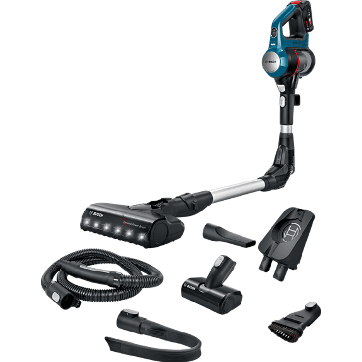 Bosch BKS711GH Handstaubsauger, 40 min Akkubetrieb, Akkuwechsel-Option, petrol-schwarz