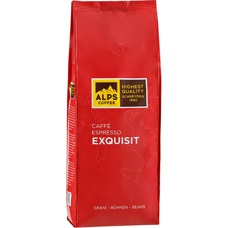Alps Coffee Exquisit  ganze Bohne 1000g