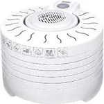 MPM MSG-01 Dörrgerät, 250 Watt, 5 Roste, Kunststoff, weiß