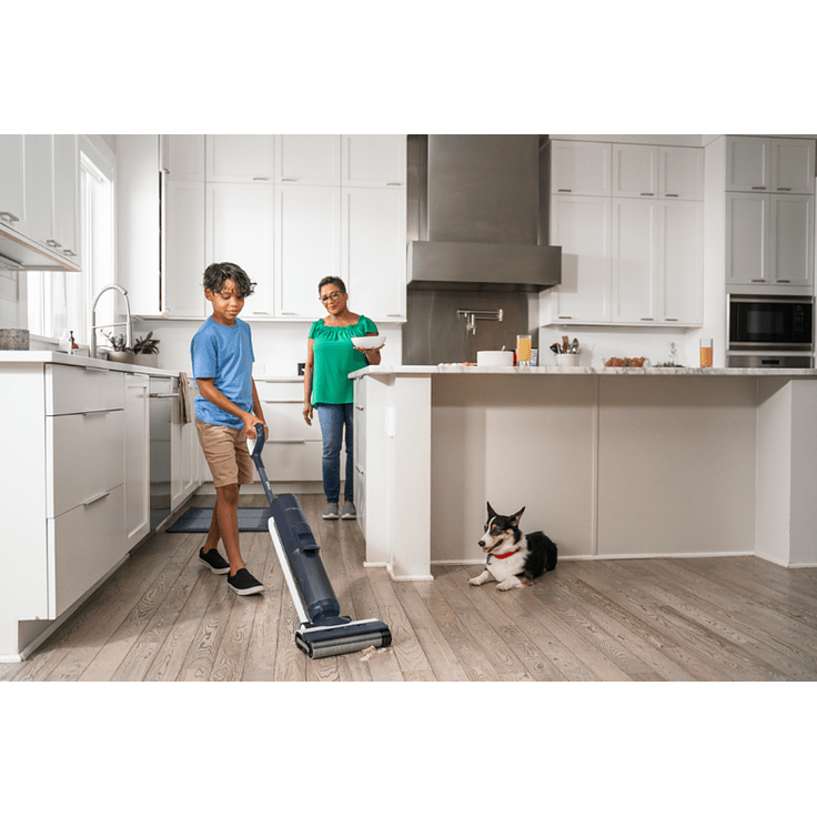 Tineco Floor One S5 Extreme Nass-Trocken-Sauger, 35 min Akkubetrieb, 2-Tank-System, Sprachassistenz, blau – Bild 7